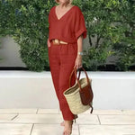 Camille Two-Piece Set Camille Two-Piece Set Louise Perrin Burgundy 8 