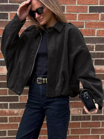 Thalina Bomber Jacket Thalina Bomber Jacket Louise Perrin Black 8 