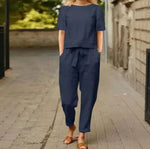 Elise Two-Piece Set Elise Two-Piece Set Louise Perrin Navy Blue 8 